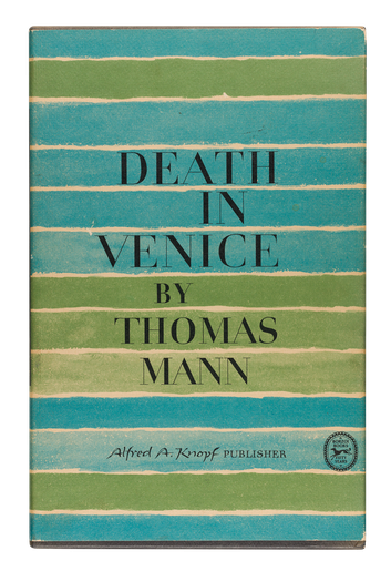 Thomas Mann, Death in Venice, cover designed by George Salter