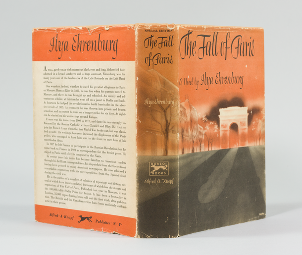The Fall of Paris, 1943, jacket designed by George Salter