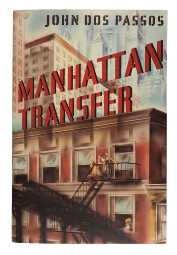 Manhattan Transfer, 1953,  cover designed by George Salter