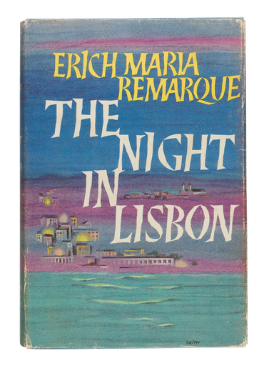 The Night in Lisbon, 1964, dust jacket designed by George Salter