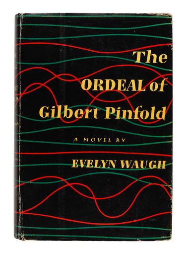 The Ordeal of Gilbert Pinfold, 1957 - dust jacket designed by George Salter