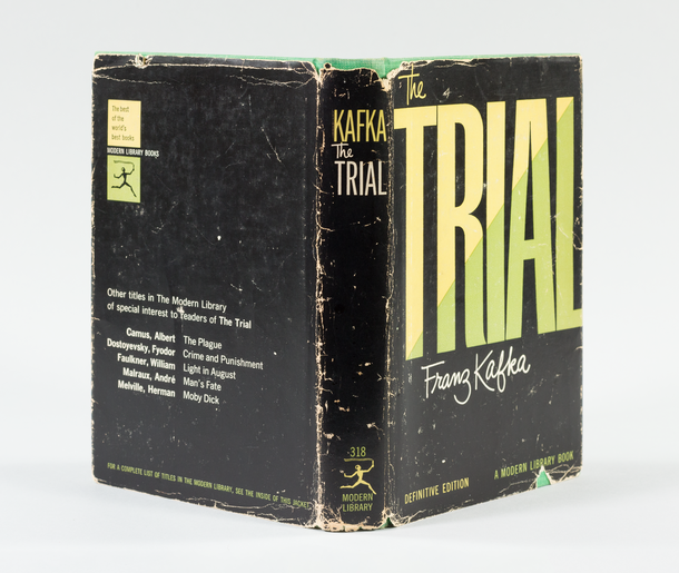 The Trial, 1947, cover designed by George Salter