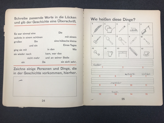 Different pages of Tom Seidmann-Freud's Spielfibel