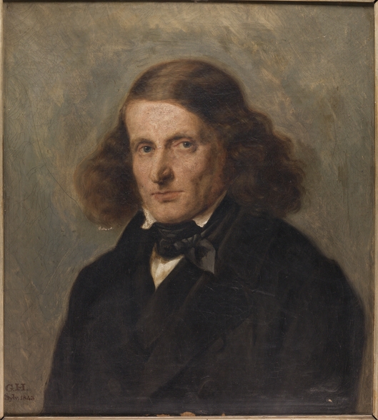 Portrait of Leopold Zunz, at the age of 49