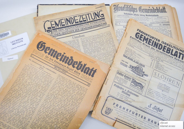 German-Jewish Congregational Newsletters