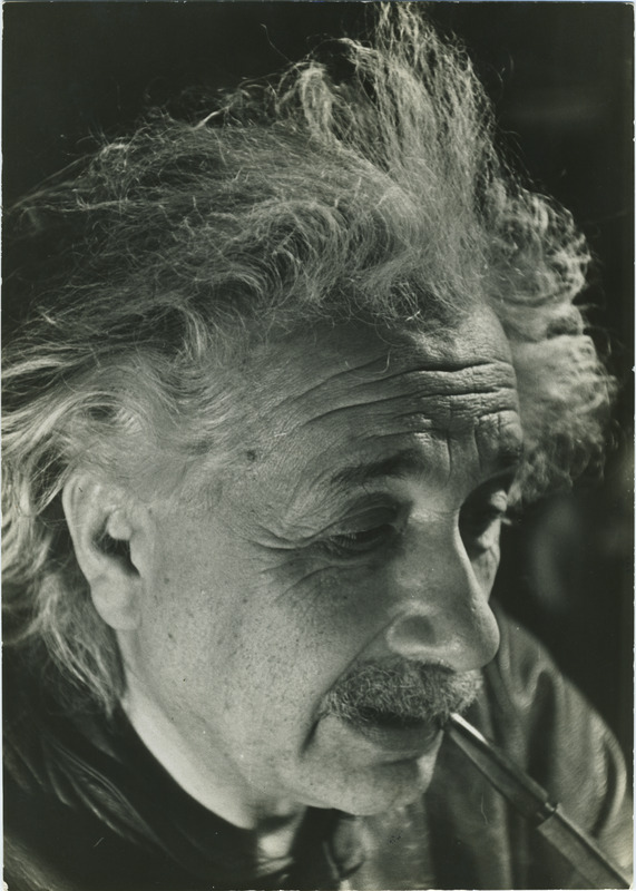 Albert Einstein Smoking His Pipe The Edythe Griffinger Portal