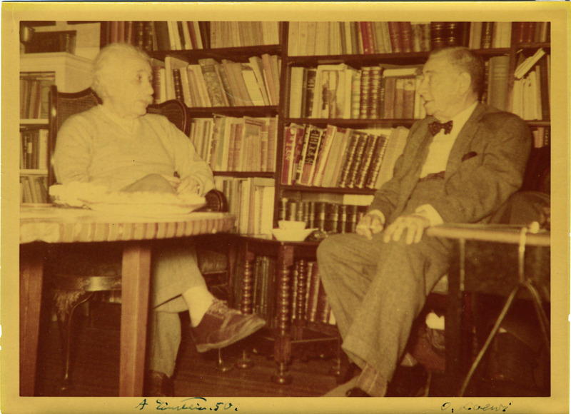 Albert Einstein with Otto Loewi in Princeton, New Jersey - The Edythe  Griffinger Portal