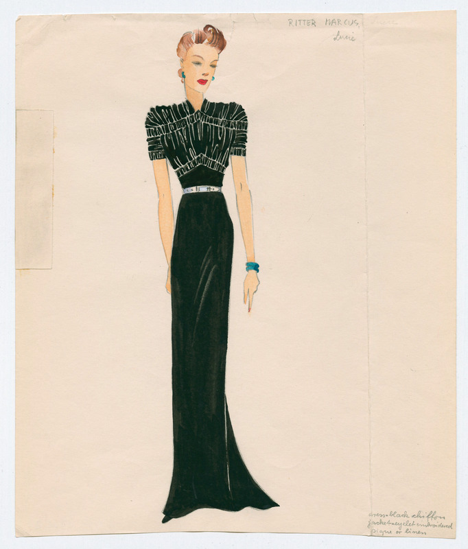 Fashion Design, Kathryn Kuhn, Women's Formal Wear, Art Deco, Vintage  Watercolors – George Glazer Gallery, Antiques