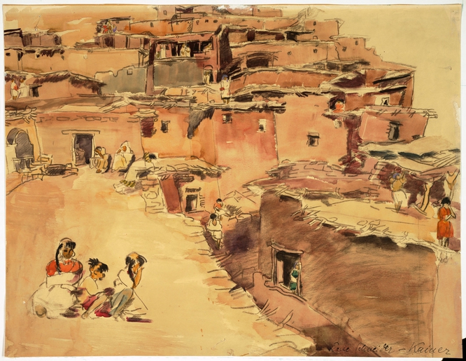 Mud Costruction in the High Atlas, Morocco by Lene Schneider-Kainer