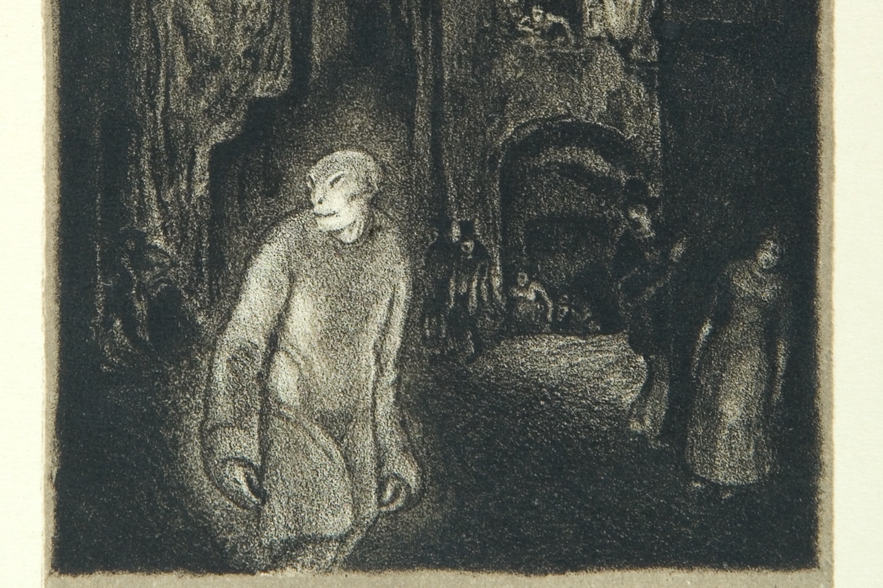 Illustration for The Golem by Hugo Steiner-Prag, 1916, #1