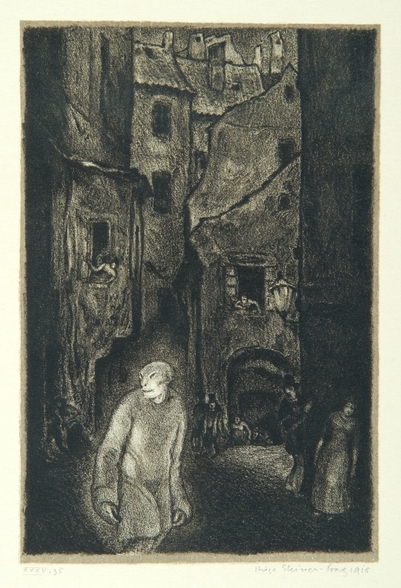 Illustration for The Golem by Hugo Steiner-Prag, 1916, #1