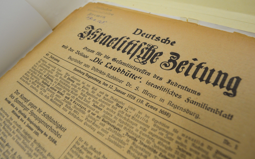 Deutsche israelitische Zeitung (Regensburg and Hamburg, 1884–1938)