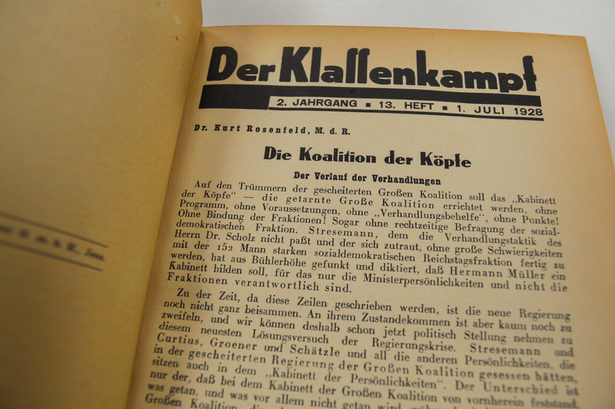 Der Klassenkampf (Berlin,1927–1932)