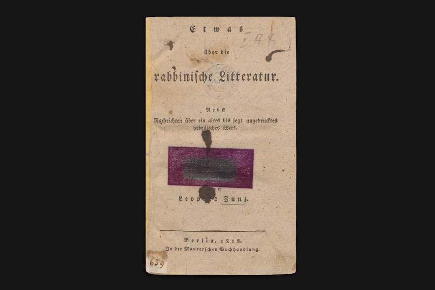 On Rabbinic Literature by Leopold Zunz