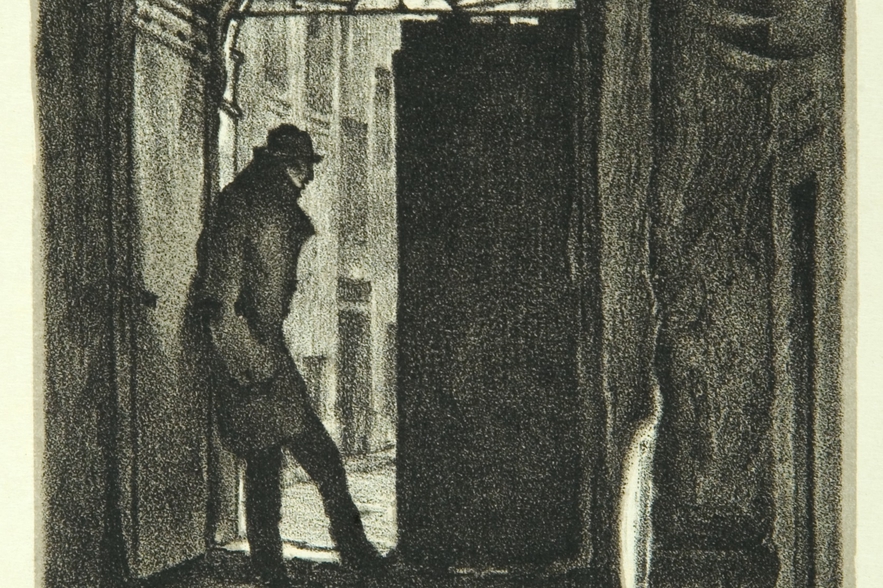 An illustration for The Golem by Hugo Steiner-Prag, 1916, #2