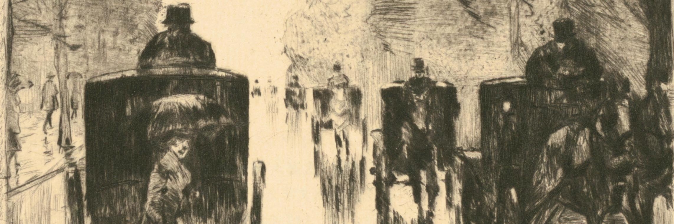 Street Scene by Lesser Ury
