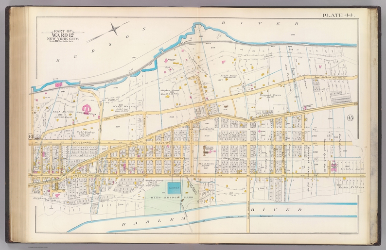 Washington Heights, Map