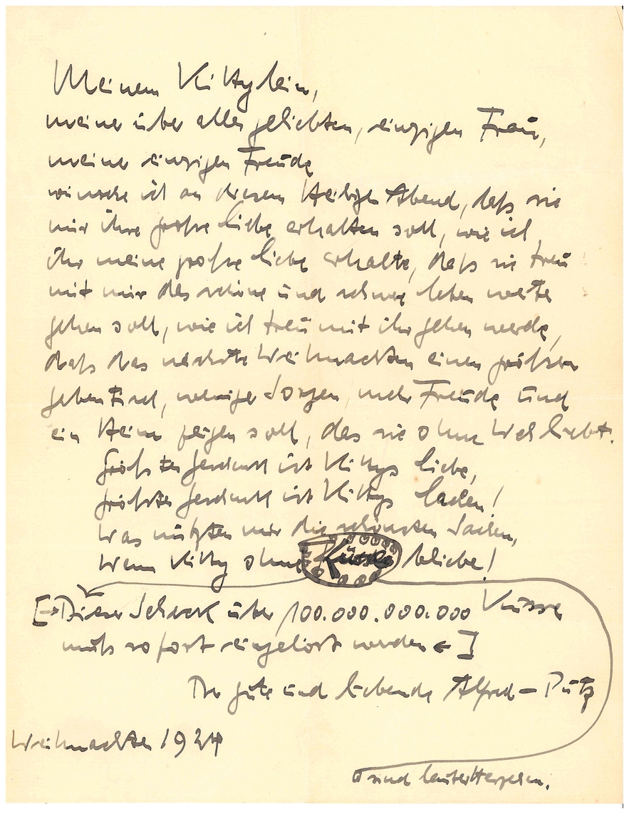 Alfred-Kitty correspondence