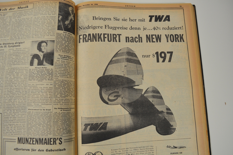 Aufbau TWA Advertisement