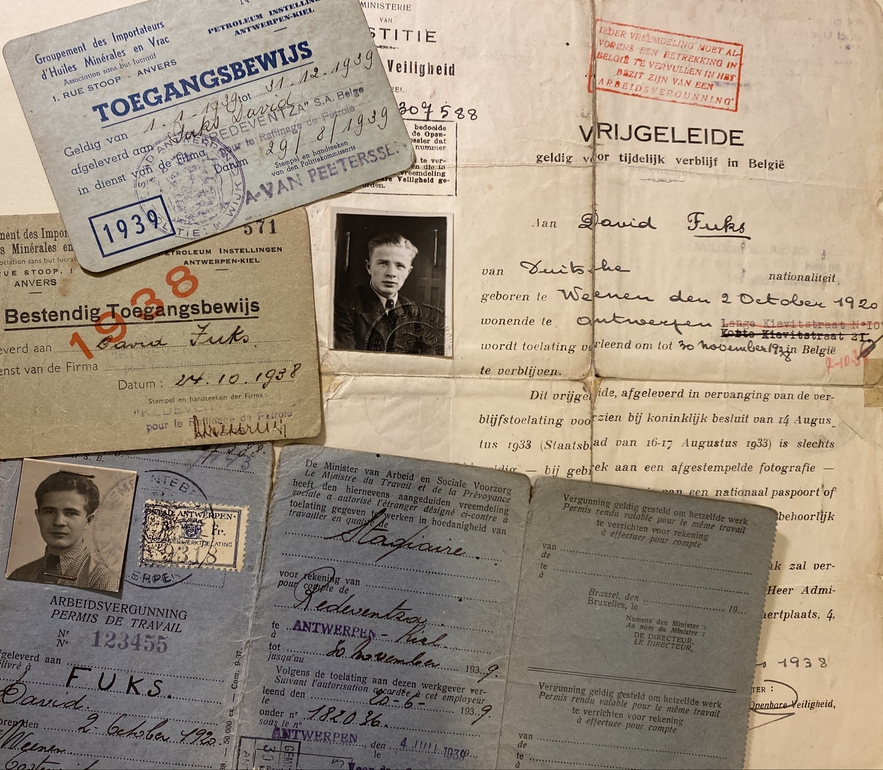 Dave Fox, Belgian identification papers