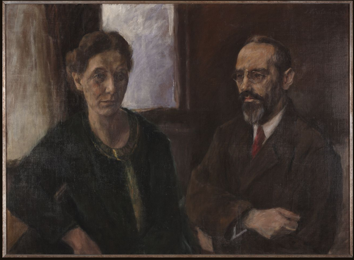 Portrait of Ella and Moritz Werner by Jakob Nussbaum