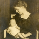 Eva Feisel with baby Ruth Feisel
