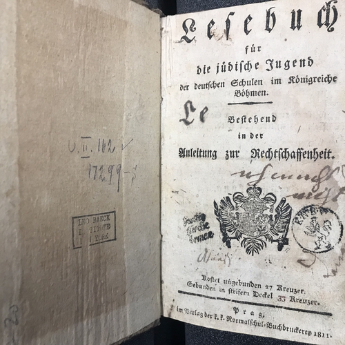 Lesebuch für die jüdische Jugend der deutschen Schulen im Königreiche Böhmen