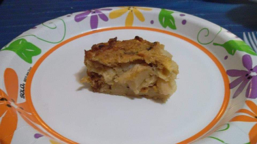 Matzo Kugel "für feinern Tisch” slice