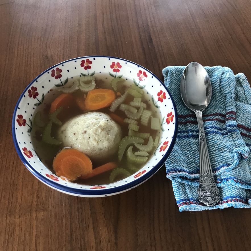 Matzoh ball soup