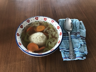Matzoh ball soup