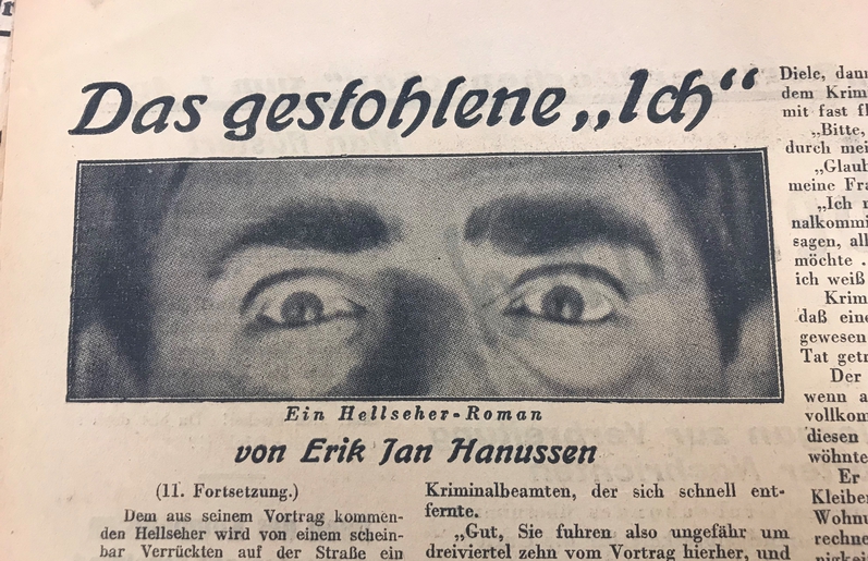 Erik Jan Hanussen depicted himself in his newspaper as part bon vivant and part prophet