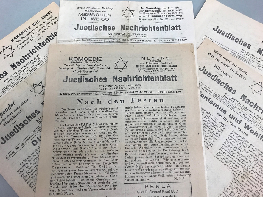 Issues of <i>Juedisches Nachrichtenblatt</i>