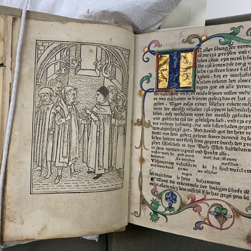 Petrus Nigri, Stern des Meschiah, 1477, woodcut, Jewish Christian Debate & initial