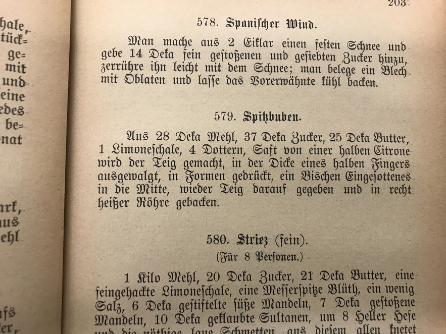 Spitzbuben recipe from Marie Kauders