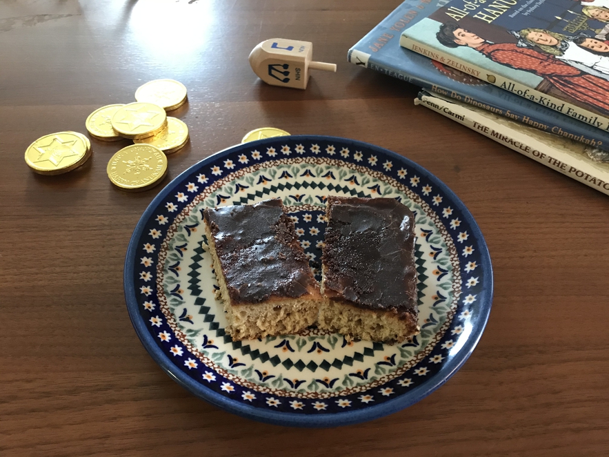 Lebkuchen slices for Hanukkah