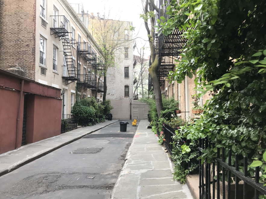 Greenwich Village, home to poets like E.E. Cummings and Djuna Barnes