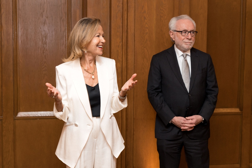 Kati Marton Wolf Blitzer 2 VIP reception 2