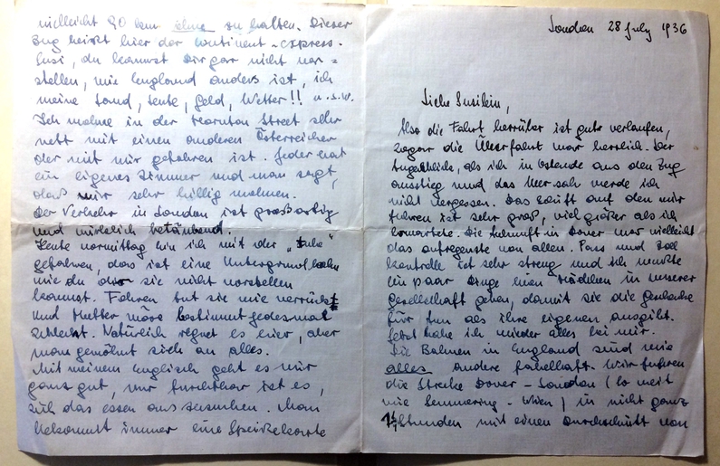 Kern-Martin Family letter Rudi to Susan arrival London 1936.jpg