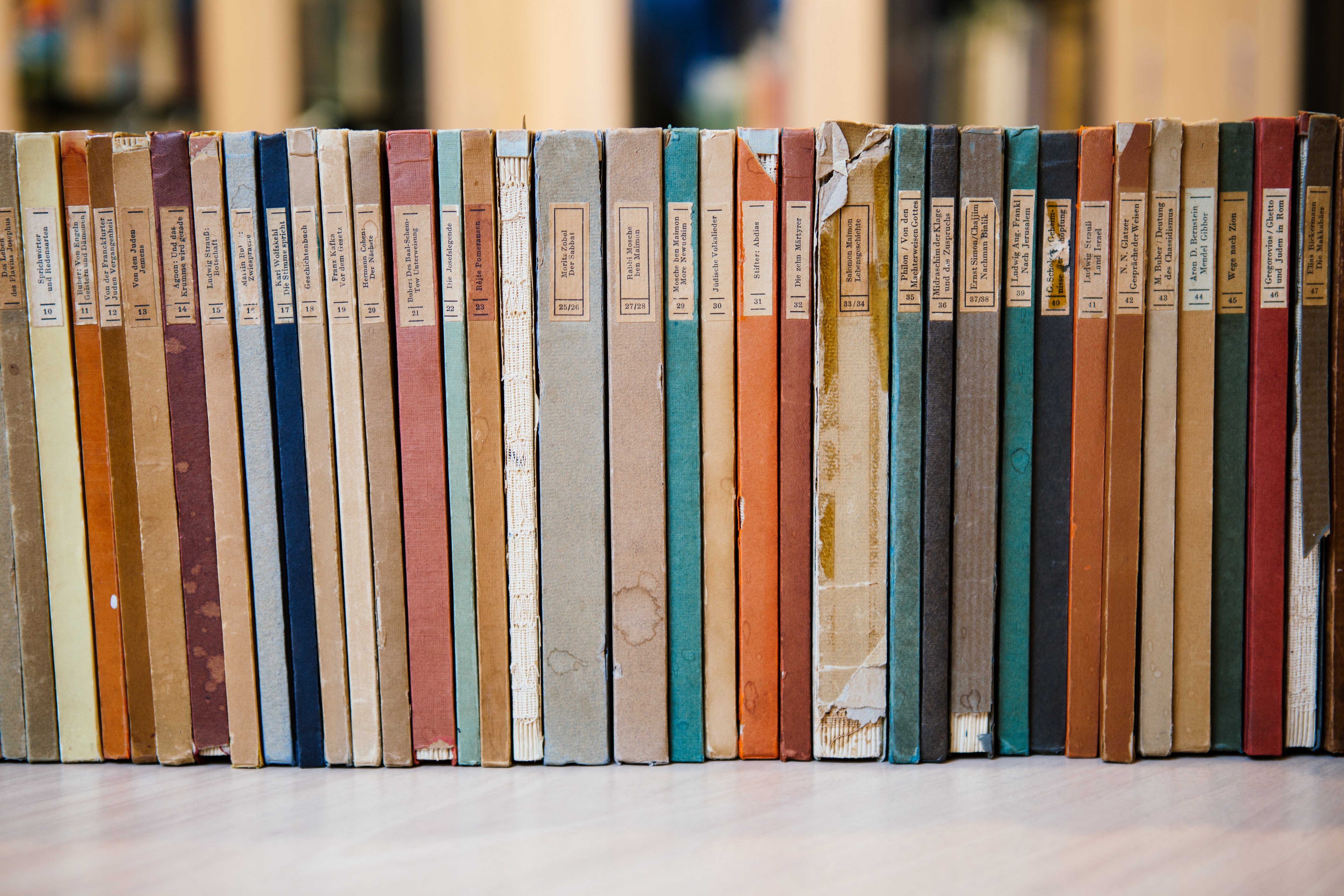 The Schocken Library Spines