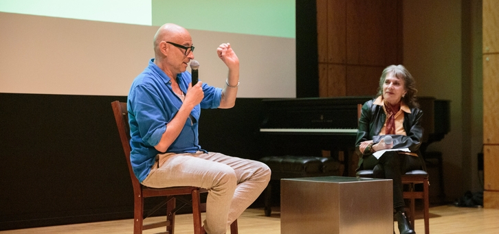 Director Andreas Kleinert and moderator Annette Insdorf