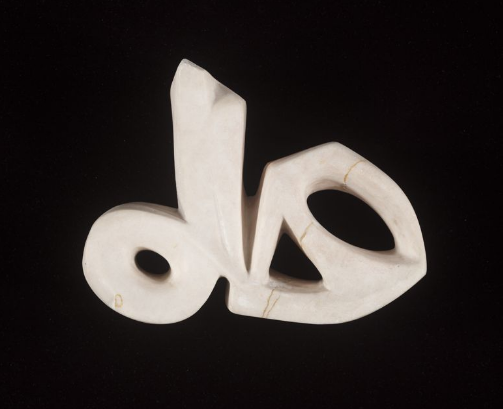Elisabeth Model - Marble Abstract Form sculpture