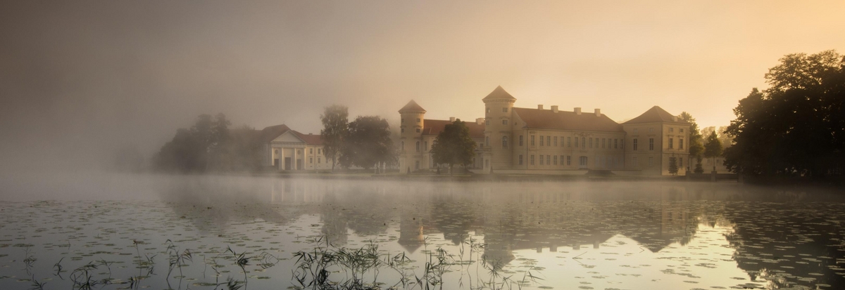 A Morning View of the Palace in Rheinsberg