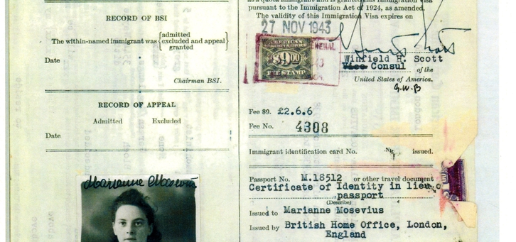 Marianne Mosevius Visa for USA