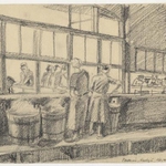 Norbert Troller: Terezin, Kitchen, Kavalir, 1943