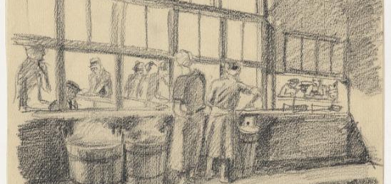 Norbert Troller: Terezin, Kitchen, Kavalir, 1943