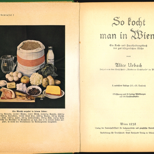 Alice Urbach's cookbook, 3rd edition.