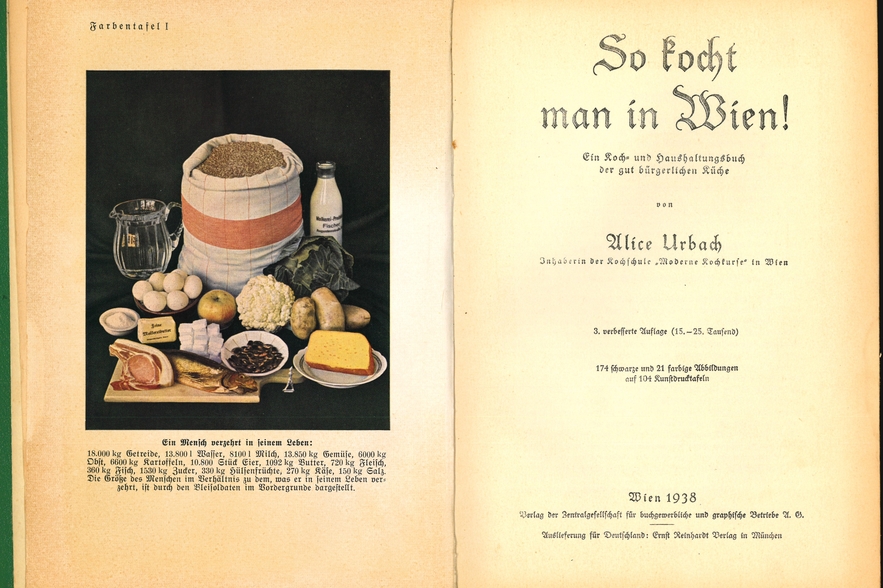 Alice Urbach's cookbook, 3rd edition.