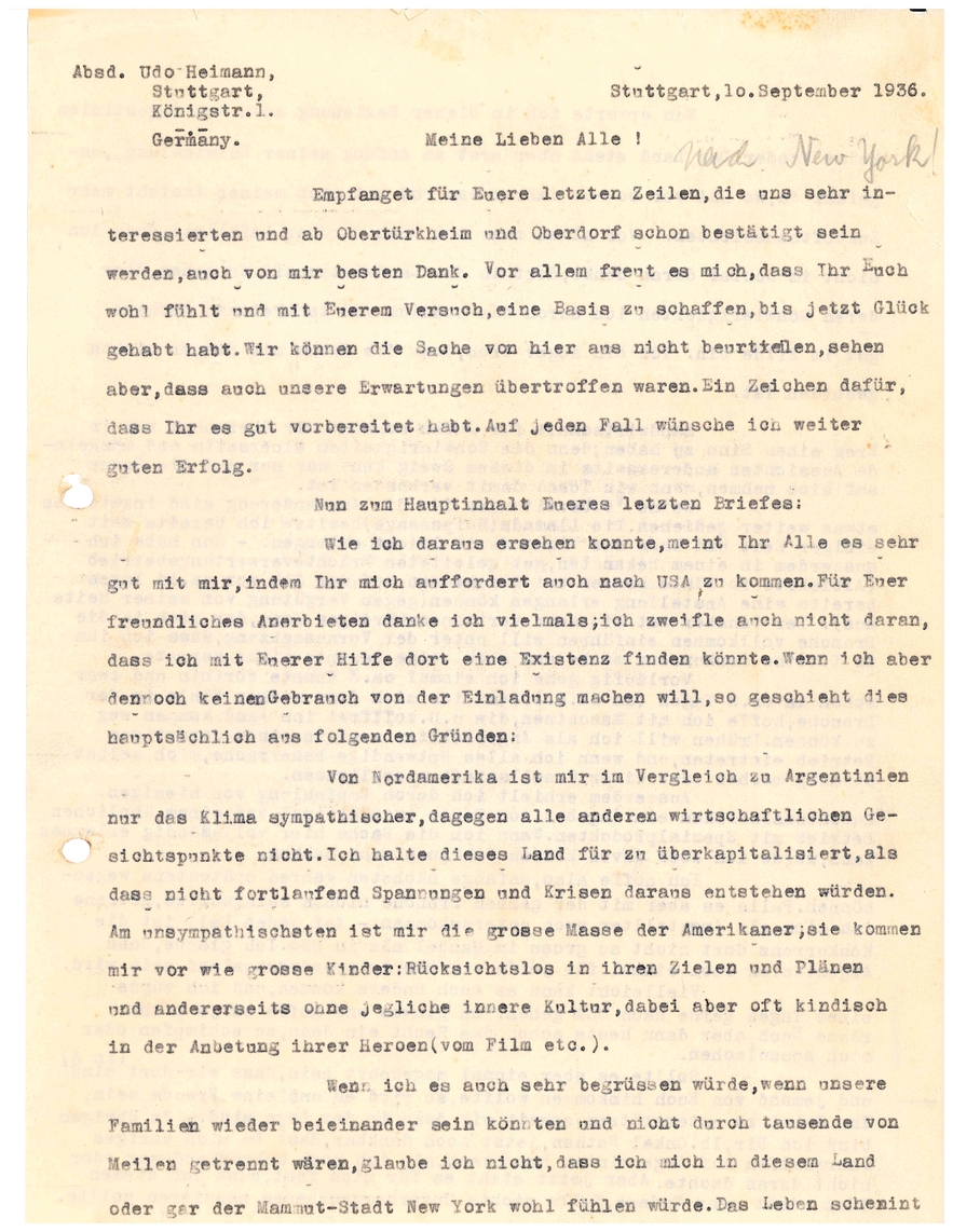 Vorderseite 10. Oct 1936
