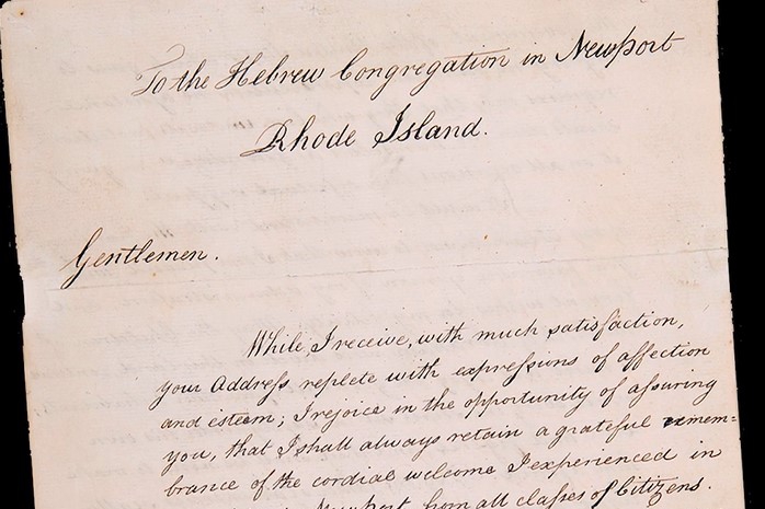 Washington's Letter, To Bigotry No Sanction