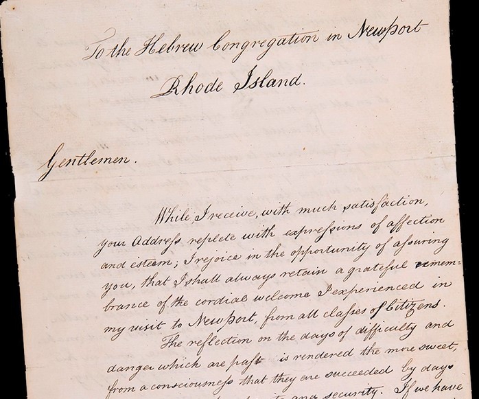 Washington's Letter, To Bigotry No Sanction